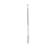 Antenne Radio Portable Remplacement Antenne Télescopique Acier Inoxydable Laiton 4 Sections Remplacement AM FM Radio Antenne pour Télécommande TV