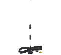 Antenne Radio VHF UHF 136-174MHz 400-460MHz Dual Bande SMA Femelle Base Magnétique 3m/9.84ft Compatible avec Jambon Portable BF-F8HP UV-5R Talkie-walkie