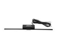 Antenne Radio Voiture 12v Noire pour Pare-Brise, Amplification Stable | Installation Facile, des Parasites, Plastique Métal Caoutchouc, pour Voitures et Camions
