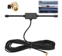 Antenne Radio Voiture Adaptateur FM Universel SMB 433 MHz Dipolaire Pare-Brise Verre Adhésif Câble 3M Compatible avec Autoradio Dab Intérieur Unité Principale