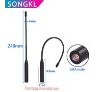 Antenne Récepteur Omnidirectionnelle Mâle Sma À Gain Élevé,Z/868/915 Successifs Z/902-928 Successifs Z/1.2g/1.4g/Wifi2.4g - Type 20cm 1.2g
