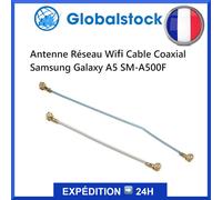Antenne Réseau Wifi Cable Coaxial pour Samsung Galaxy A5 SM-A500F Blanc + Bleu