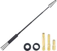 Antenne Rétractable En Fibre De Carbone Voiture, Antenne Radio Voiture Universel Amplifiée Autoradio, Stéréo Antenne De Toit À Tige Pour Voiture, Pour Les Voitures Auto Camion(Argent)[X1064]