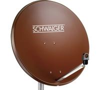 Antenne SAT 80 cm Schwaiger SPI996.2 Réflecteur: acier rouge brique