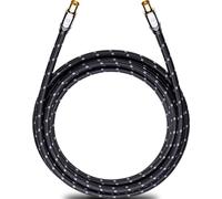 antenne, SAT Câble de raccordement [1x antenne femelle 75 Ω - 1x antenne mâle 75 Ω] 5.10 m 125 dB contacts dorés, gainé noir