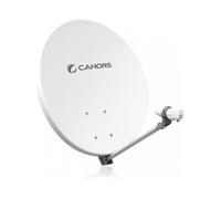 Antenne Fibre Cahors HDME SMC 70 UNI + LNB Single - 70 CM, Gain 36,5 dB, Bande de fréquence 10,7 - 12,75 GHz G