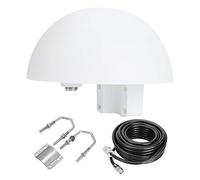 Antenne Satellite ISA190 Marine Automobile MAST Fixe MAST Aérien pour Iridium 9500 9505 9505A 9555 9575 Matériau ABS Durable 5m Câble Droit Circulaire polarisé