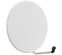 Antenne Satellite LTC Premium 90 cm Blanche - Haute Résistance, Signal Parfait, Compatible Astra Hotbird Amos Eutelsat, LNB Universel, Installation Facile, Durable
