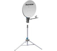 Antenne satellite - MAX VIEW - Precision Kit - 65 cm - Double tête LNB - Blanc