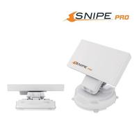Antenne satellite plate automatisée - SELFSAT - SNIPE PRO - Double conversion - Blanc - Compacte
