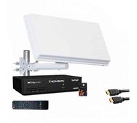 Antenne Satellite - SELFSAT - H30D - LNB Single - Récepteur TNTSAT - 1 Sortie Intégrée