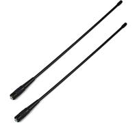 Antenne SMA Femelle VHF UHF 70cm 2 mètres Antenne Flexible Souple de Fouet à Gain élevé pour Radio Amateur pour BAOFENG/Yeasu FT-65R FT-4XR FT-4VR FT (Lot de 2)