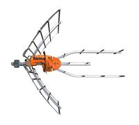 Antenne + Source D'alimentation Televes Ellipse Uhf Avec Prix 148922. Préparé Pour Le 5g Canaux 21 À 48