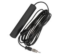 Antenne Stéréo de Voiture Adhésive en Caoutchouc Cuivre Noire | Installation Cachée, Remplacement Pratique, pour Vitre Véhicule et Autoradios, Usage Pare-brise et Camping-cars