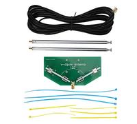 Antenne stéréo V-Dipole Dissipation de la chaleur Haute efficacité Accepteur Antenne télescopique d'intérieur pour radio domestique