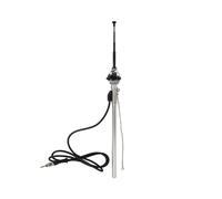 Antenne telescopique AM FM universelle passive noire D38mm