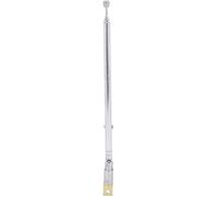 Antenne télescopique en acier inoxydable et laiton, 4 Sections de remplacement, antenne Radio AM FM pour télécommande TV