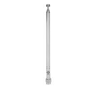 Antenne Télescopique SMA, Antenne SMA Télescopique SMA Mâle Antenne Radio Antenne 40MHz 6G Antenne Télescopique SMA Connecteur Mâle Alliage d'argent pour Scanner de Communication Radio LimeSDR