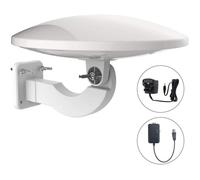 Antenne TNT - 1byone - A227 - 32dB amplifiée - Omnidirectionnelle - Étanche 360°