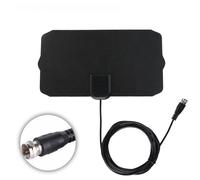 Antenne TNT HD DVB-T2 Intérieure/Extérieure - Mini Antenne TV Numérique Haute Définition 470-860 MHz - Compatible Normes EU/US