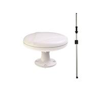 ANTARION Antenne TNT Omnidirectionnelle 35dB + Mat Traversant Camping Car Caravane
