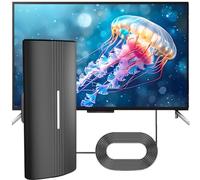 Antenne TV DVBT2 Wavemax Festberg Hitenna Rewave Antenna 2025 - Antenne d'intérieur avec signal fort - 30 dBi - Antenne TV intelligente pour l'extérieur HD/4K (153-EU) (153-EU) (153-EU)