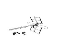 Antenne TV Exterieure Active Yagi Cabletech - Amplification 23 dB - DVB-T2 et VHF UHF