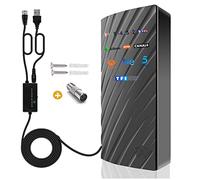 Antenne TV Extérieure Intérieur, 39DBI 480 km Réception Antenne TNT avec Câble Coaxial de 10m, Gain élevé Signal Amplificateur et Mode Double Signal pour 1080P 4K DVB-T DVB-T2 VHF UHF