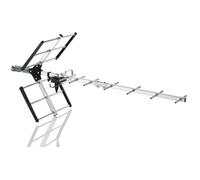 One For All Antenne TV extérieure SV9354 amplifiée TNT Full HD Filtre 4G Gris