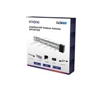 Antenne TV extérieure - STRONG - SRTANT100 - Amplifiée 18dB - Filtre 4G/5G - Compacte