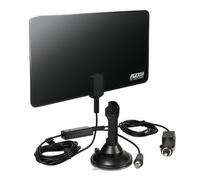 Antenne TV - FLEXIA - 12/24V - Couleur Noir - Universelle - Réception TV