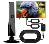 Antenne TV Flexiwave Wavemax 2025 pour Intérieur et Extérieur, Antenne TV Numérique Longue Portée Wave Max pour Téléviseurs Intelligents, Amplificateur de Signal HDTV, Compatible 4k(1pc)