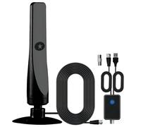 Antenne TV HD Hitenna Black Friday Festberg, plus de 100 chaînes, portée de 80 km, Plug & Play avec câble de 3 m, édition Wave Max