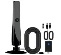 Antenne TV HD Hitenna de Festberg, plus de 100 chaînes, portée de 80 km, Plug & Play avec câble de 3 m, édition Wave Max 0626