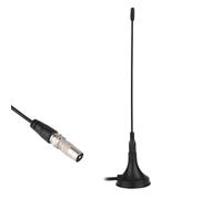 Antenne TV HD Intérieure - SURENHAP - Double Antenne - Amplificateur 25 dB - Réception numérique - Portable