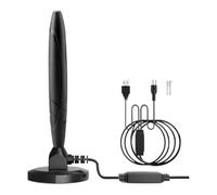 Antenne TV HD Numérique D'intérieur, Amplificateur De Signal Longue Portée 5600miles, 4K 1080P, Visionnage Gratuit Couverture plus large