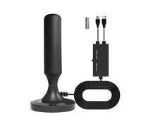 Antenne TV Intelligente 4K avec Amplificateur, Portée de de 1 287 , Compatible DTMB, DVB-T, ISDB-T, Etc. Utilisation Intérieure/Extérieure en