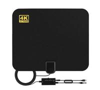 Antenne TV Intérieur Puissante TNT HD - APERIL - Modèle DTA100 - Amplificateur de Signal - 4K 1080p Ultra HD TV
