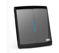 Antenne TV Interieur TNT HD Amplifiée Puissante Numérique - DTA300 - Filtre 4g,Haut Gain,Booster,Petite et discrète,France Belgique,UHF VHF,Cable 2m,Maison,Caravane - Noir(Q360)