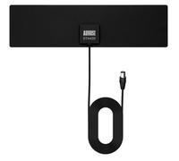 Antenne TV Intérieur TNT HD Portative Extra Plate, attache mural ventouse fenêtre vitre pour Meilleure Réception- AUGUST DTA420 -