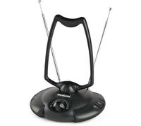 Meliconi Antenne TV intérieure amplifiée AT 380 USB – signal numérique terrestre, DVB‑T2