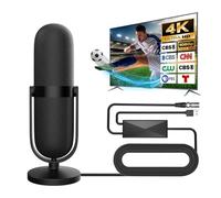 Antenne TV intérieure, antenne numérique portée de plus de 1500 km, antenne pour Smart TV, antennes HD pour chaînes locales, prend en charge les antennes 8K 4K 1080p