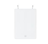 Antenne TV intérieure - BLANCHE - 48 dB - Électro amplifiée - UHF/VHF - Filtre 4G Ready