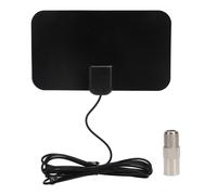 Antenne Tv IntéRieure Hd NuméRique à Gain éLevé, RéCepteur De Signal Noir 170-240mhz 470-860mhz