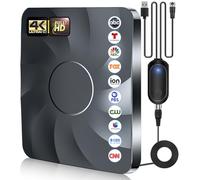 Antenne TV numérique 2026 pour Smart TV d'intérieur, antenne HD longue portée de plus de 3 600 km pour chaînes locales avec amplificateur de signal, prend en charge 8K 4K 1080p pour tous les