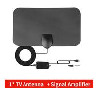 Antenne TV numérique de boîte de 4K 8K 25dB HD TV DTV à gain élevé,amplificateur de 3000 milles,antenne intérieure active HD,conception plate pour antenne TV DVB-T2 - Type Antenna andAmplifier #A