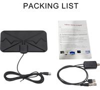 antenne TV numérique d'intérieur 4K avec amplificateur de signal Antenne TV numérique DVB-T HD pour plus de chaînes