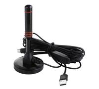 Antenne TV numérique HD avec amplificateur,DAB amplifié intérieur,gain élevé,200 Beauté,amplificateur,VHF,UHF,réponse rapide,ensemble aérien extérieur - Type 5 meter length