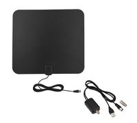 Antenne TV numérique HD avec amplificateur de signal, technologie de filtrage Crystal Clear, image TV 4K HD nette, chaînes HD gratuites à vie,