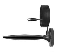 Antenne TV numérique HD pour DVB-T/T2, ISDB-T, ATSC, DMB-T/H - Antenne Onde de terre intérieur/extérieur avec gain de 25 dBi - VHF/UHF 170-860 MHz - Support magnétique - Compatible avec Smart TV